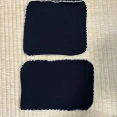 wafuはぎれ　ハンカチ黒2枚セット