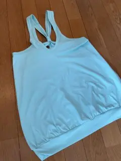 THE NORTH FACE 水色 クロスストラップ タンクトップ