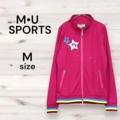 M・U SPORTS エムユー 新品 キャラクターワッペン付 ブルゾン M