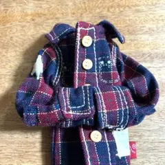 フェリシモ　ミュニデ　キーケース　munidée チェック柄シャツ
