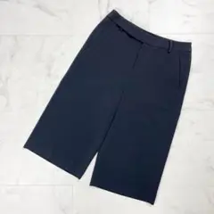 美品Noble ワイドシルエットハーフパンツ ブラック サイズ36*ED1123