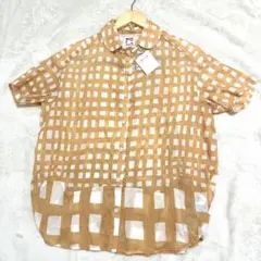 新品　TSUMORI CHISATOツモリチサト　ネコ　ブラウス　丸襟　コットン