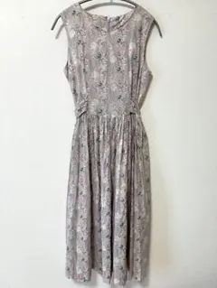 ♪美品♪Loops ループス　ワンピース　ペイズリー柄　M〜 L パープル系