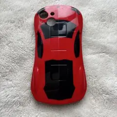 iPhone13 車型ハードケース 赤と黒
