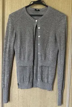 【中古品】JOSEPHラメ入りカーディガン