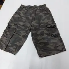 迷彩 カーゴハーフパンツ サイズ150