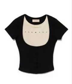 andmary Mary logo tops black ANDMARY