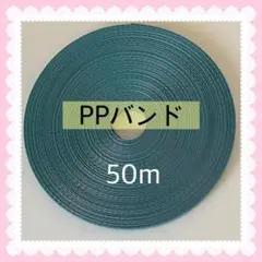 【S595】青緑系PPバンド 50m