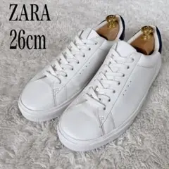 ZARA ホワイト スニーカー 26cm