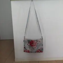 キャスキッドソン 花柄ショルダーバッグ