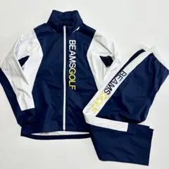 BEAMS GOLF レインウェアセット ブラック・星　Mサイズ BEAMS GOLF（ビームス ゴルフ）〈MEN〉 ORANGE LABEL / 2WAY 撥