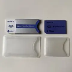 【SONY】Memory Stick Duo 16MB アダプター、袋付き