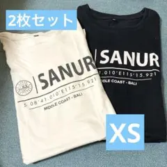 ２枚セット　XS サイズ　ロゴ入り　半袖シャツ