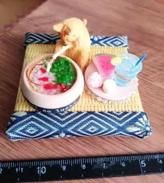 釣り猫とスイーツ.ミニチュア（茶とら）