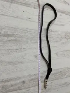 ブラックブラウンレザーベルト 約90cm 6穴