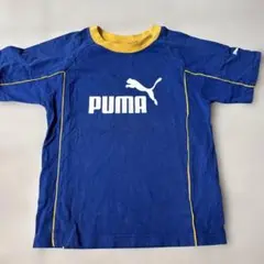 PUMA ロゴ Tシャツ 青 黄色