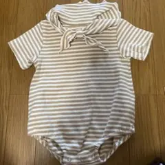 koko kids ボーダータイロンパース 80