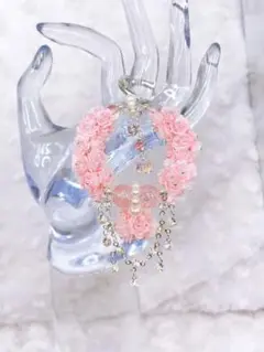 【102】ピンクのキラキラお花のブーケ