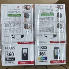 未使用Canon 純正インク 6個セット　BC-360XL・BC-361XL