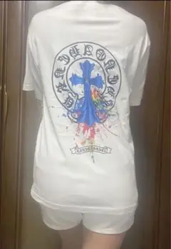 クロムハーツ好きな方オススメ　綿100% 希少　十字架　Tシャツ　Mサイズ