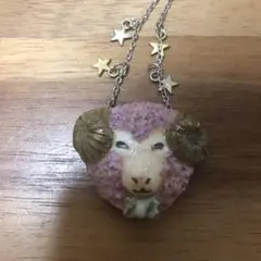 羊の顔 ネックレス