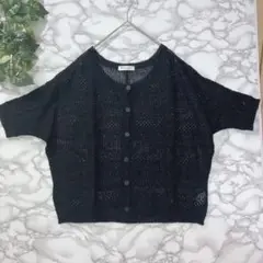 BRICK HOUSE ブラックカーディガン Mサイズ