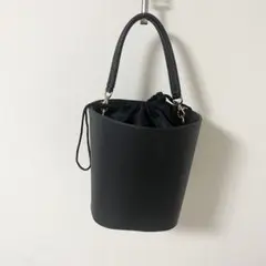 ブラック 黒 バケットバッグ バケツ型バッグ カジュアル