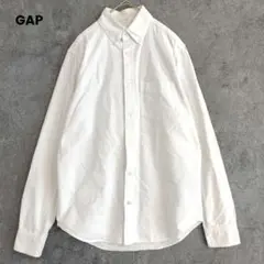 GAP　ギャップ　コットン100%　長袖シャツ　無地　S メンズ