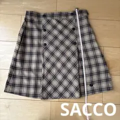 SACCO サッコ　チェック　スカート
