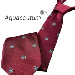 Aquascutum アクアスキュータム 総柄 ネクタイ