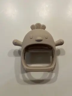 シリコン製 鶏型おもちゃ ベージュ