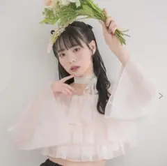 ems excite レースタイ付ティアードBL