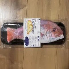 ★新品未開封品★リアルフィッシュペンケース　鯛（赤色）　※小物入れにもなります