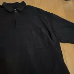 【美品】無印良品ムジラボmujilaboオーバーサイズ鹿子ポロシャツL-XL