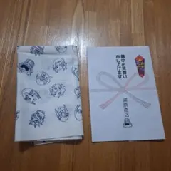 BLEACH浦原商店ちびキャライラスト入り　暑中見舞い申し上げます　手ぬぐい