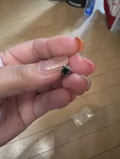ジャスティンデイビス オニキス シルバー ピアス