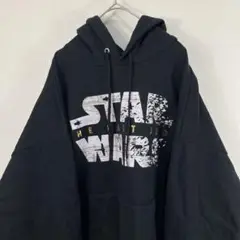 USA古着 スターウォーズ star wars スウェット パーカー 黒