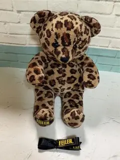 フェイラー豹柄クマのぬいぐるみ