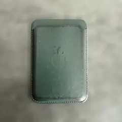 純正iPhoneレザーウォレット - フォレストグリーン【探す機能対応】