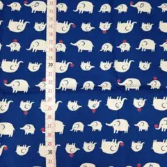 オックス 象 青 約110cm×50cm