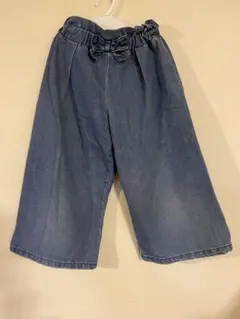 お値下げしまむらELFINDOLL CLASSIC デニムガウチョパンツ 130