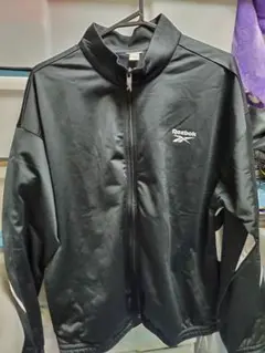Reebokジャージ ミッドナイトブラック×ホワイト 2XO