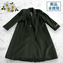 ✨未使用品（タグ付）ロングコートMサイズ カシミヤ100% ブラック メンズ