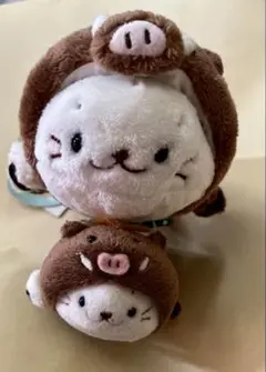 しろたん 干支 猪ぬいぐるみ&マスコット