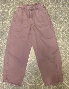 gu バレルレッグパンツ　160