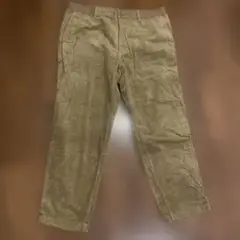 EZYアンクルパンツ　コーデュロイ　ユニクロ ベージュXL