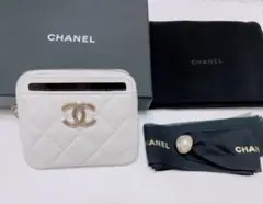 新作 限定品 CHANEL シャネル マトラッセ ミニ財布 ホワイト 白 新品