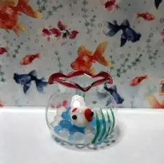 金魚鉢と金魚のセット
