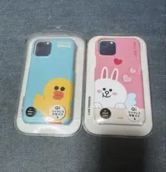 LINE FRIENDS iPhone 11pro用ソフトケース 2個セット