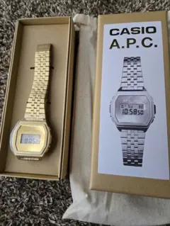 レア★完売品★ A.P.C. x CASIO A1000★アーペーセーカシオ金 レア☆完売品☆ A.P.C. x CASIO A1000☆アーペーセーカシオ金